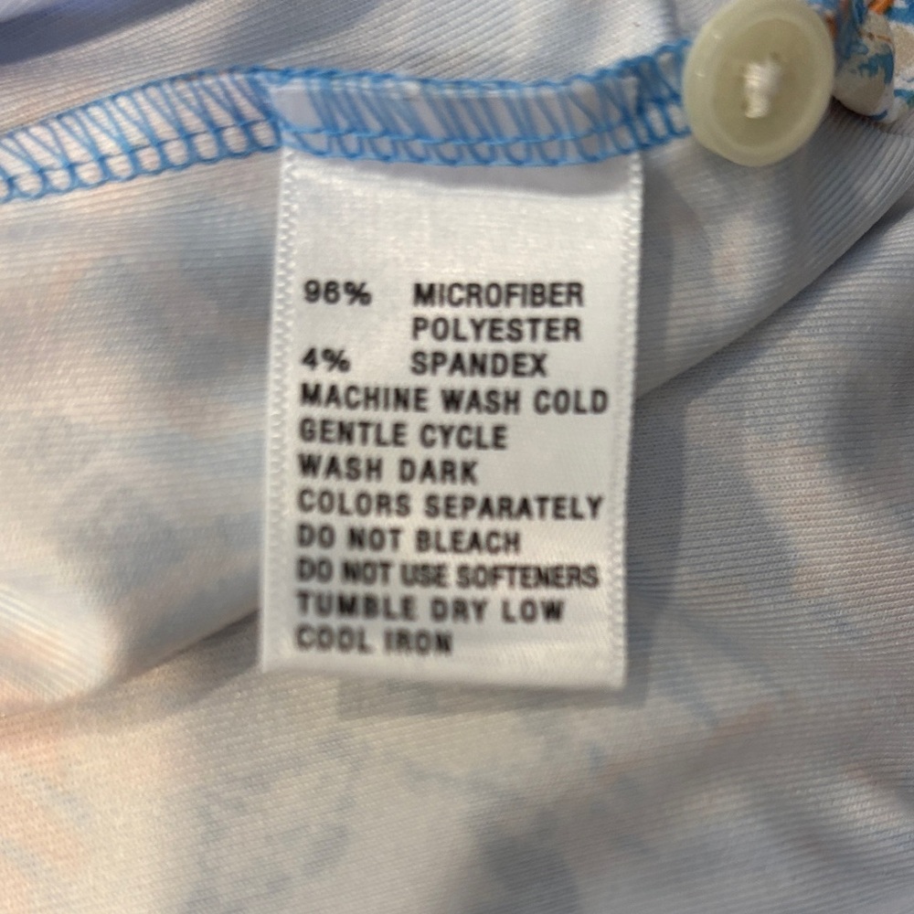 Greg Norman Collection Multicolor Pattern Polo - Picture 6 of 6